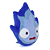 Pelúcia Calcifer Azul - Imagem 8