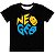 SNK NEO GEO - Logo Preta - Camiseta de Games - Imagem 1