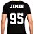 BTS Bantang Boys - Army Preta Jimin - Camiseta de Kpop - Imagem 1