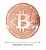 Moeda Física Bitcoin Bronze Criptomoeda (BTC) - Imagem 1