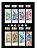 Quadro Cédulas Primeira Familia Plano Real Moedas Completo - Imagem 1