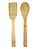 Jogo de Utensílios 2 Peças Bambu Kit Espatula e Colher - Imagem 4