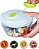 Processador de Alimentos Manual corda Processador Triturador - Imagem 2