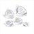 Kit de 5 Formas para Fazer Pastel Forma Para Fazer Pastel Fogazza Risole - Imagem 4