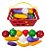 Kit Legumes Verduras De Brinquedo Cesta De Mercado 12 Itens - Cesto de Mercado Infantil 12 Peças Frutas Legumes - Imagem 1