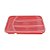 Porta Talheres com Tampa 31x21cm - Colher Faca Sobremesa escorredor plastico - Porta Talher com Tampa Sortido Jaguar - Imagem 1