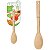 Colher de Bambu 29cm Ecologico Chique Gourmet Cozinhar e Servir - Profissional Resistente Natural - PANAMI - Imagem 1