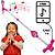 Brinquedo Microfone Karaokê Com Pedestal Rosa Conecta No Celular Infantil Criança Menina Cabo P2 Incluso Toca Suas Músic - Imagem 3
