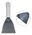 Espatula Reta Inox Premium Fratelli  Chapeiro Lanche Hamburguer Grelhar Lanchonete Multiuso Pizza Cozinha - Imagem 3
