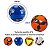 Bola de Futebol Campo Capotão Sintético ou Quadra N.5 Tamanho Oficial Couro Sintético Color - Imagem 4