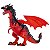 Brinquedo Dragão Articulado Mundo Medieval Asas Flexíveis Infantil 16cm - Imagem 3