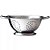 Escorredor de Massa em Inox Grande 28cm - Macarrao Lavar Macarrão Macarronada Legume Fruta em Inox - PANAMI - Imagem 3