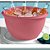 Pote Grande 10L com Tampa para Cozinha - Vasilha Tipo tupperware Organizador Multiuso - Imagem 5