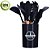 Kit 12 Utensilios de Cozinha Silicone com Suporte e Cabo de Madeira Bambu Antiaderentes Kitchen Utensils Set - PANAMI - Imagem 3