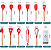 Kit 12 Utensilios de Cozinha Silicone com Suporte e Cabo de Madeira Bambu Antiaderentes Kitchen Utensils Set - PANAMI - Imagem 4