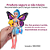 Boneca Fada Borboleta Com Asas E Acessórios Bolsinha Pente - Imagem 2