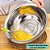 Tigela Bowl Inox 25cm Grande Profissional Uso Culinário - Bacia Saladeira Fruteira Tigela - Imagem 4