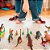 Dinossauro Brinquedo Plástico Criança Jurassic Kit 10 Peças 99 Toys - Imagem 4
