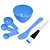 Kit Skin Care 6 Peças com Acessorios Color - 1 Pote de Misturar, 3 Medidores Pequenos, 1 Pincel, 1 Espátula - PANAMI - Imagem 2