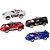 Carrinho Policia Friccao mini 4UN - Carrinhos Polícia Blister com 4 - 9,5cm - Imagem 2