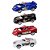 Carrinho Policia Friccao mini 4UN - Carrinhos Polícia Blister com 4 - 9,5cm - Imagem 3