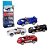 Carrinho Policia Friccao mini 4UN - Carrinhos Polícia Blister com 4 - 9,5cm - Imagem 5