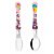 Kit Colher e Garfo Minnie 02 Peças Conjunto Talher Infantil Minie Mine Namorada do Mickey Mikei - Imagem 6