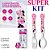 Kit Colher e Garfo Minnie 02 Peças Conjunto Talher Infantil Minie Mine Namorada do Mickey Mikei - Imagem 3