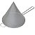 Coador de Oleo Metal N.16 Cone Peneira Fina Cônica Cone Chinoy Para Coar Óleo Fritura Chá Suco Caldo de Cana - PANAMI - Imagem 3