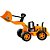 Mega Trator Carregadeira DZ016 Caminhão Máquina Pá Carregadeira Carrinho Carro Grande Articulada - PANAMI - Imagem 7