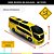 Carrinho Brinquedo Mini Ônibus Buzão Miniatura Realista de 2 Andares 25cm Brinquedo Infantil BS Toys - Imagem 3
