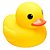 Pato de Borracha 20cm Grande Bebê Brinquedo banho Patinho Banheira Gigante - Imagem 1
