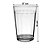 Jogo de Copo de Vidro 210ml Canelado em Relevo - Kit Copos 06 Unidades para Suco Água Refrigerante Drinks - Imagem 3