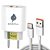 Carregador + Cabo Usb Tipo C USB - Carrega Turbo Power 30W Turbo 4.0 Tipo-C Celular Samsung Motorola Xiaomi - Imagem 1