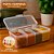 Porta Tempreos Condimento de Plastico Com 04 Divisorias + 04 Colheres - Tempero Oregano Salsa Tomilho - Imagem 2