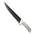 Faca com Cabo Branco Nylon de 10" - Açougueiro Churrasco Cozinha Carne Aço Inox Prime Confort Profissional Blanc - PANAMI - Imagem 2