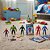 Kit 5 Bonecos Vingadores Marvel Herói - Colecionaveis Avengers - Homem Aranha Hulk Pantera Negra Homem Ferro - PANAMI - Imagem 7