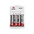 Carregador De pilhas Mox C/4 Pilhas AA 2600mah Mo-CP51 - Imagem 2