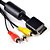 Cabo Av Audio E Video Rca Playstation Ps1/Ps2/Ps3 - Imagem 1