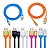Cabo USB iPhone de Dados Rápido Emborrachado Colorido 1.2 Metros - Imagem 1