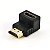 Conector Adaptador Hdmi 90 Graus Macho + Hdmi Femea - Imagem 1