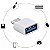 Adaptador OTG USB para Micro USB V8 - Imagem 1