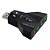 Placa De Som Usb 7.1 Canais Adaptador Áudio - Imagem 1
