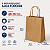 Sacola Papel Kraft Alca Torcida 90grs 22x15x7 (P) c/50 Unidades - Imagem 1