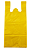 Sacola Plastica Camiseta AD 60x80 0,08 Amarelo c/250 Unidades - Imagem 1