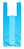 Sacola Plastica Tradicional Azul Varejo 30x45 c/100 Unidades - Imagem 1