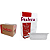Pote Retangular c/ Tampa 1000ml (06x24) (8321) PRAFESTA - Imagem 1