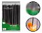 Canudo Plastico Sache 245x5mm Preto (30x100) Unidades (CA509) - Imagem 1
