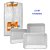 Bandeja EPS Funda 210x140x28mm (TFL02) c/100 Unidades - Imagem 1