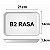 Bandeja EPS B2 Rasa 210x140x18mm C/10 Unidades - Imagem 1